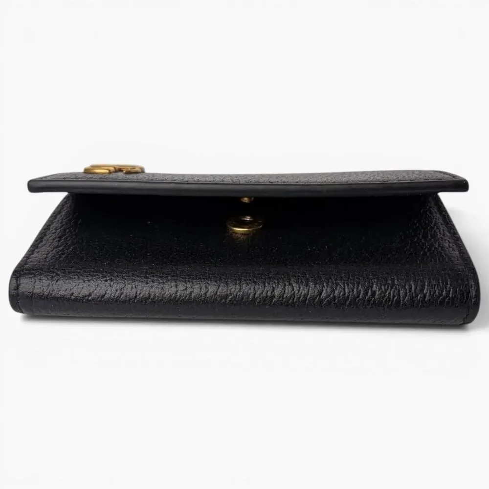 Gucci GG Marmont Black Leather 6 Key Case